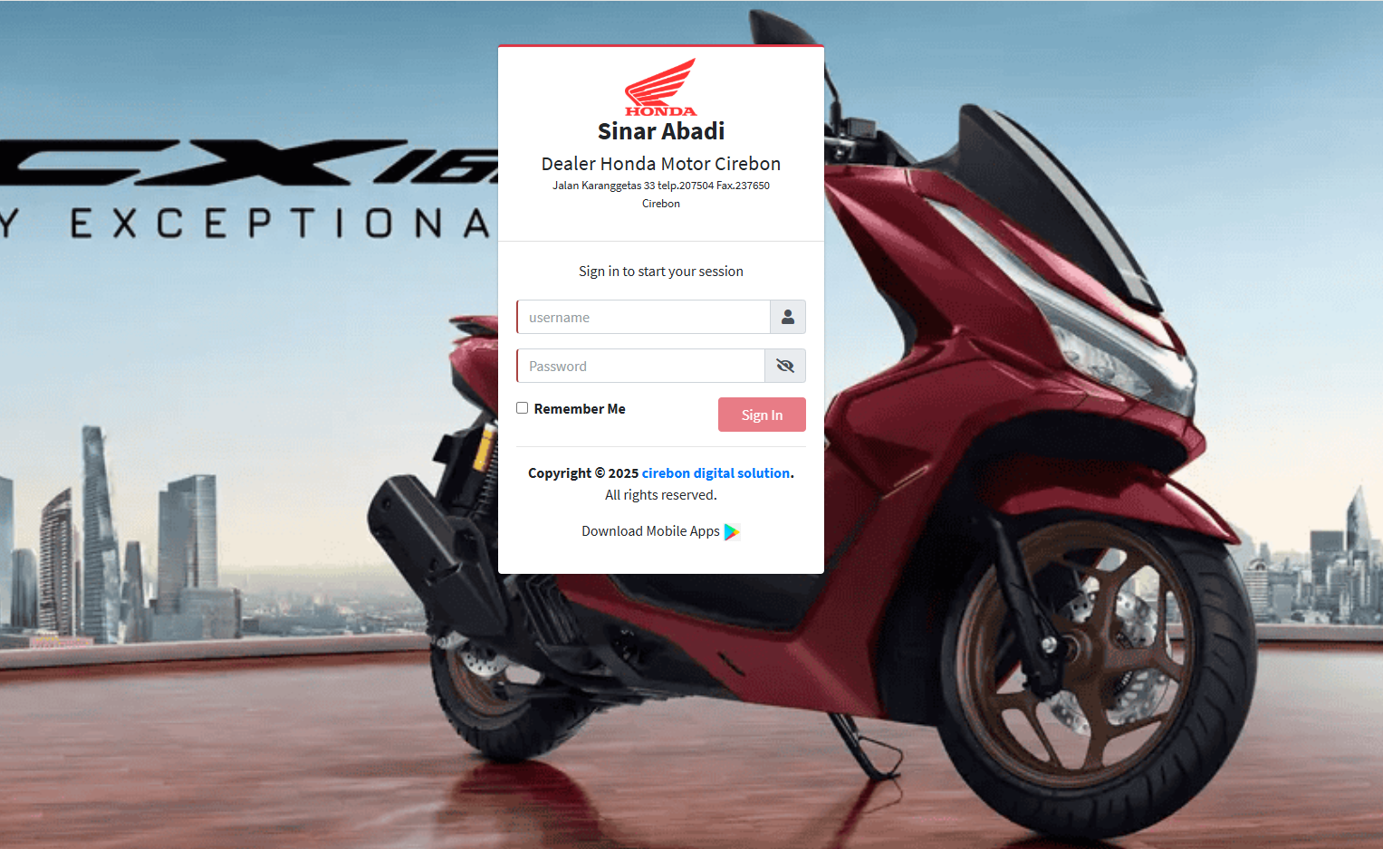 Aplikasi Diler / Showroom