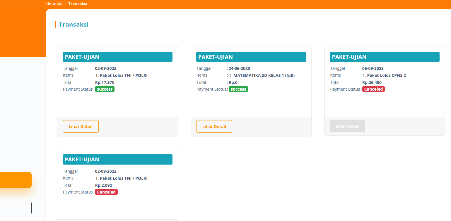 Aplikasi  e-learning